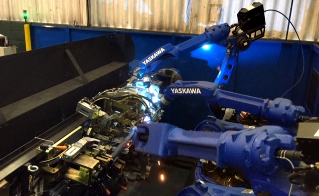Unidade de solda da Uliana mantém 42 robôs Yaskawa Motoman